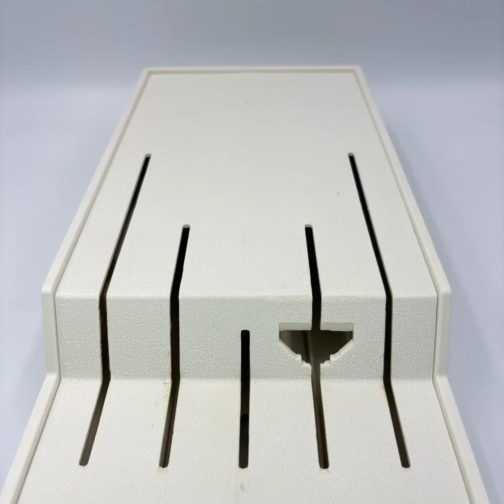 Cutco Knife Holder White Plastic Wall Mount‎ Drawer Tray 1720 USA Made Kitchen